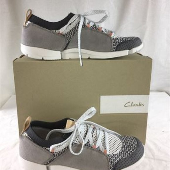 Clarks Shoes - Clarks Lace Up Trainers Tri Amelia- Size US 8